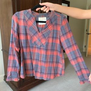 Red Flannel Blouse